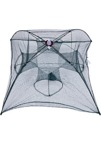 Siyah Stil Çoklu Ürünler Nely Mesh Balıkçılık Tuzak Ağları Taşınabilir Otomatik Katlanır Balık Ağı Karides Kafes Balıkçılık Malzemeleri Ultralight (Yurt Dışından) modelleri