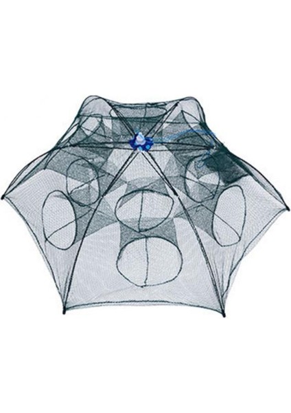 Siyah Stil Çoklu Ürünler Nely Mesh Balıkçılık Tuzak Ağları Taşınabilir Otomatik Katlanır Balık Ağı Karides Kafes Balıkçılık Malzemeleri Ultralight (Yurt Dışından) fırsatları