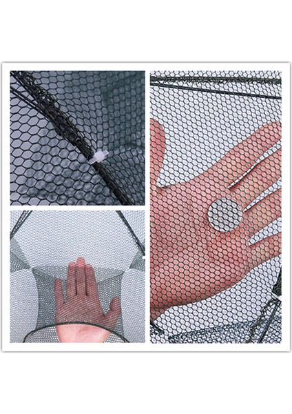 SQUARE60-60CM Tarzı Güçlendirilmiş Delikler Otomatik Balık Ağı Karides Kafesi Naylon Katlanabilir Balık Tuzak Döküm Net Döküm Katlanır Balık Ağı Açık (Yurt Dışından) modelleri