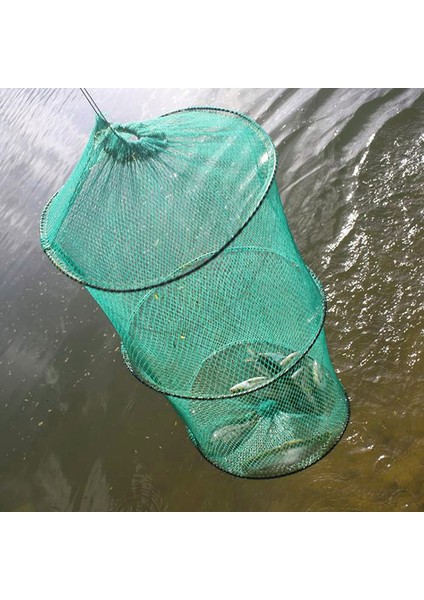 Bir Stil 1 Adet Katlanır Teleskopik Çabuk Kuruyan Naylon Örgü Fg Sepeti Dip Ağları Karides Kafesi Açık Fg Mücadele Dişli F K7D6 (Yurt Dışından)