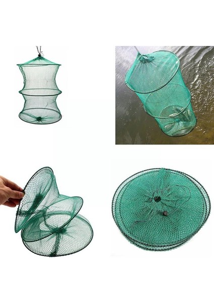 Bir Stil 1 Adet Katlanır Teleskopik Çabuk Kuruyan Naylon Örgü Fg Sepeti Dip Ağları Karides Kafesi Açık Fg Mücadele Dişli F K7D6 (Yurt Dışından) fiyatları