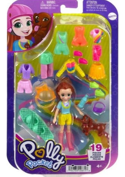 Polly Pocket Fashion Pack - Evcil Hayvanlı Aksesuarlı Moda Kombin Eğlencesi Oyun Seti