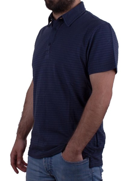 2214CN Lacivert Polo Yaka Erkek T-Shirt modelleri