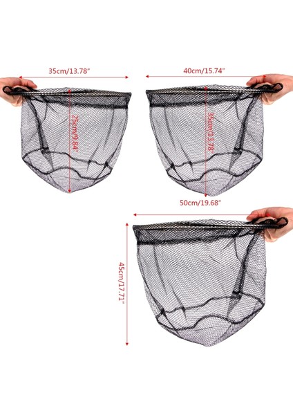 40CM Tarzı Sinek Balıkçılığı Toplama Ağı, Levrek Alabalık Ağı, Yakalama ve Bırakma Sağlam Kaplama Ağı - Çıkarılabilir Balık Ağı Tuztatlısu (Yurt Dışından) fiyatları