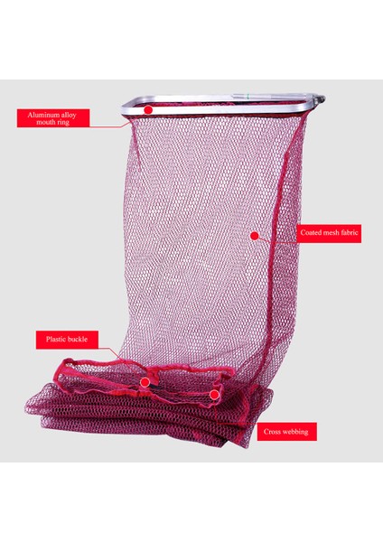 30CMX150CM Tarzı Balıkçılık Brail Iniş Ağları Plastik Saplı Taşınabilir Balıkçılık El Net Depolama Katlanır Dayanıklı Antioksidan Açık Aksesuarları (Yurt Dışından) modelleri