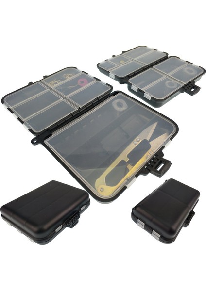 Küçük Stil Siyah Balıkçılık Aksesuarları Saklama Kutusu ile Çok Fonksiyonlu Plastik Yem Saklama Kutusu (Yurt Dışından) fiyatları