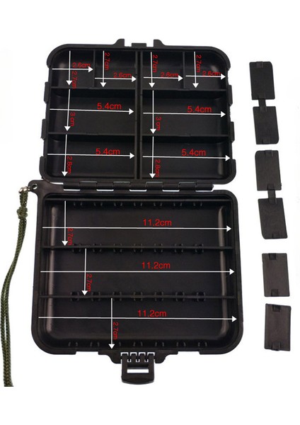 Küçük Stil Siyah Balıkçılık Aksesuarları Saklama Kutusu ile Çok Fonksiyonlu Plastik Yem Saklama Kutusu (Yurt Dışından) fırsatları