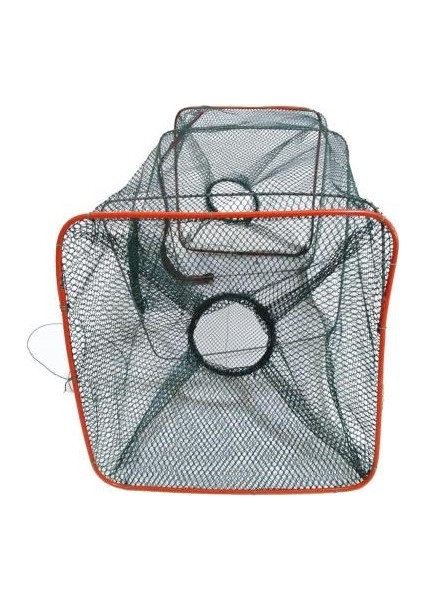 Kenar Stili Açık Havada Balıkçılık Tuzak Olta Takımı Yengeç Kafes Karides Kerevit Istakoz Emekleme Katlanabilir Döküm Net Balıkçılık Kafesi Açık Net (Yurt Dışından)