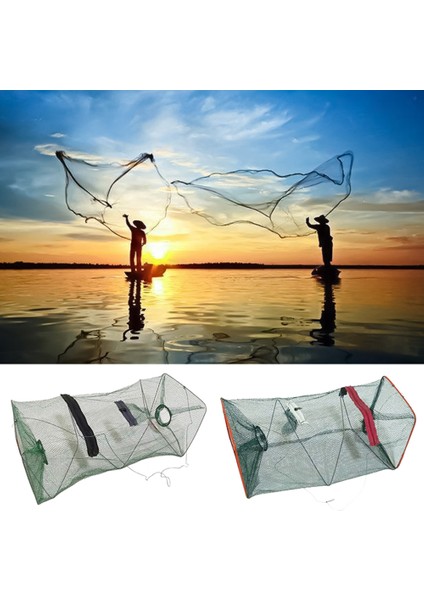 Kenar Stili Açık Havada Balıkçılık Tuzak Olta Takımı Yengeç Kafes Karides Kerevit Istakoz Emekleme Katlanabilir Döküm Net Balıkçılık Kafesi Açık Net (Yurt Dışından) fiyatları