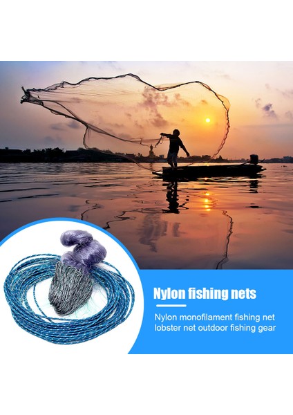 30X0,7M Tarzı 1. Monofilament Balıkçılık Tuzak Net Naylon Balık Ağı Açık Olta Takımı Balıkçılar Balıkçılık Aksesuarları Mücadele (Yurt Dışından)