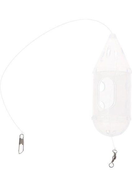 Kırmızı Stil 1 Adet Yeni Küçük Yem Kafesi Balıkçılık Tuzak Sepeti Besleyici Tutucu Yakalayıcı Fener Için (Yurt Dışından)