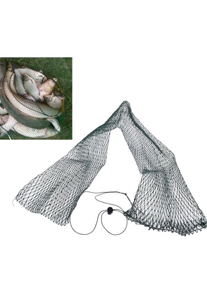 Bir Stil 100 cm Taşınabilir Balık Ağı Tuzak Balıkçılık Örgü Ağ Foldingfish Çanta Küçük Olta Takımı Örgü (Yurt Dışından) fırsatları