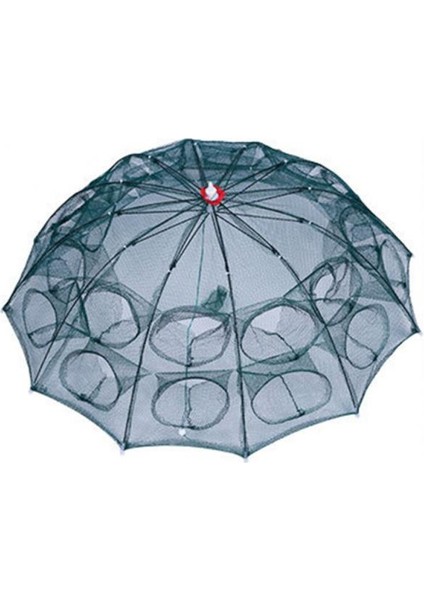 Siyah Stil Çoklu Ürünler Nely Mesh Otomatik Katlanır Balık Ağı Taşınabilir Yengeç Net Karides Kafesi Balıkçılık Malzemeleri Ultralight (Yurt Dışından)