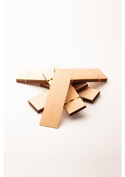 Ahşap Mum Fitili - 40 Adet ( 30MM x 100MM x 0,5mm ) fiyatları