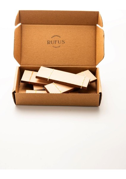 Ahşap Mum Fitili - 40 Adet ( 30MM x 100MM x 0,5mm ) modelleri