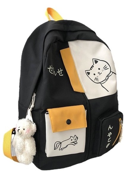 Büyük Kapasiteli Çok Bölmeli Sırt Çantası - Siyah (Yurt Dışından)