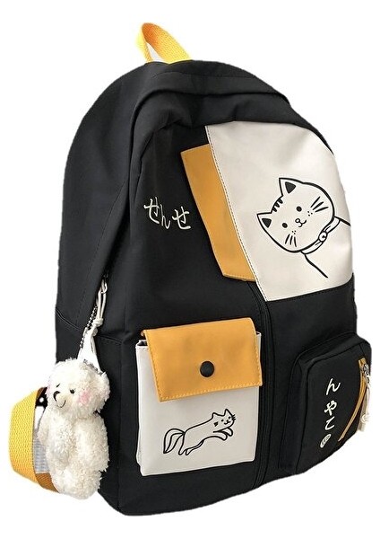 Büyük Kapasiteli Çok Bölmeli Sırt Çantası - Siyah (Yurt Dışından) fiyatları