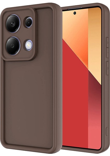 Xiaomi Poco M6 Pro 4g ile Uyumlu Kılıf Kamera Korumalı Yüksek Kenarlı Kapak