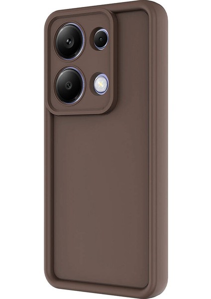 Xiaomi Poco M6 Pro 4g ile Uyumlu Kılıf Kamera Korumalı Yüksek Kenarlı Kapak