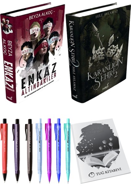 Enkaz Altındakiler 1 - Karanlığın Şehri 2 + Kalem + Not Defteri