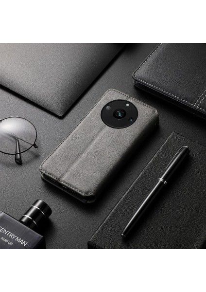 Oppo Realme 11 Pro Için Kılıf Zarif Iş Cüzdan Fonksiyonu Deri (Yurt Dışından)