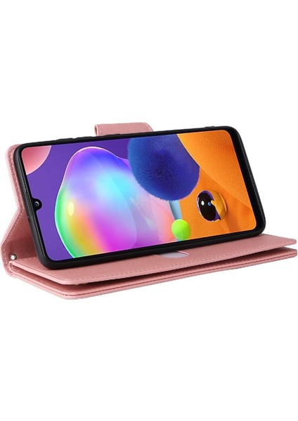 El ile Samsung Galaxy Hand Manyetik Deri Fermuar Cüzdan Kapak Için Kılıf (Yurt Dışından)