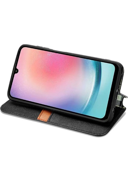 Samsung Galaxy A24 4g Için Kılıf Moda Tasarım Cüzdan Fonksiyonu Kapak Çevirin (Yurt Dışından) fırsatları