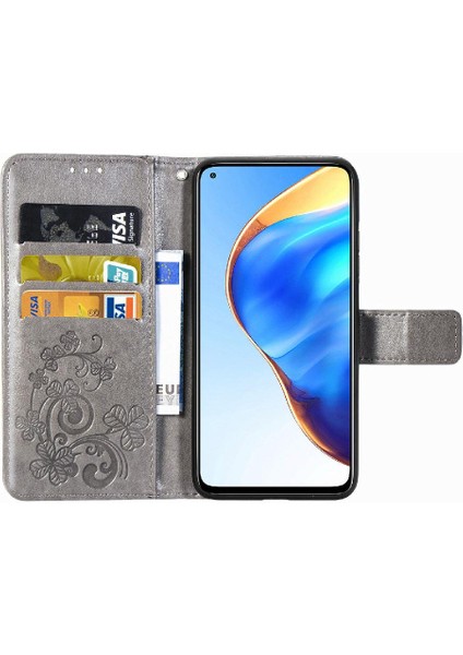 Xiaomi 10T Kısa Kayış Deri Kılıf Kapak Çevirin Zarif Iş (Yurt Dışından)