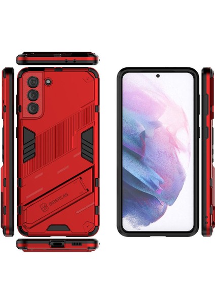 Samsung Galaxy S21 5g Koruyucu Kapak Için Kickstand Sağlam Askeri (Yurt Dışından) modelleri