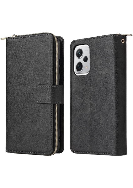 Xiaomi Redmi Not 12 Pro Artı Fermuar Cep Cüzdan Kılıf 9 (Yurt Dışından)