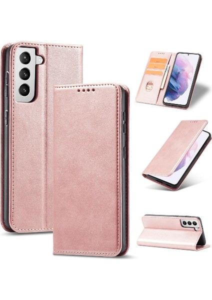 Samsung Galaxy S21 Artı Deri Kart Sahibinin ile Folio Flip Case (Yurt Dışından)