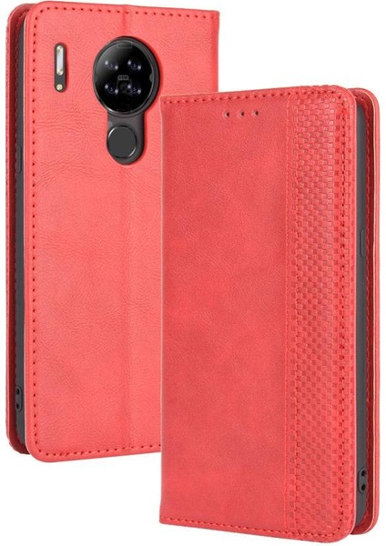 Blackview A80 Cüzdan Manyetik Kapatma Pu Deri Için Kılıf (Yurt Dışından)