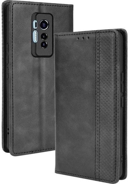 Tecno Phantom x Manyetik Kapatma Cüzdan Pu Deri Için Kılıf (Yurt Dışından)