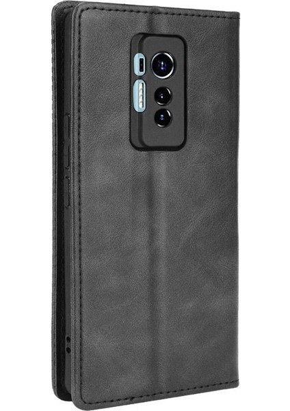 Tecno Phantom x Manyetik Kapatma Cüzdan Pu Deri Için Kılıf (Yurt Dışından)
