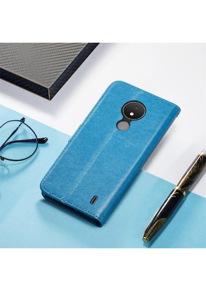 Nokia C21 Kılıf Için Kılıf Zarif Iş Dört Yapraklı Yonca Flip (Yurt Dışından) modelleri