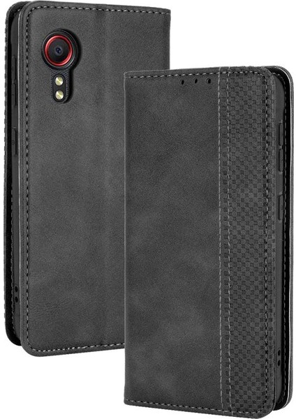 Samsung Galaxy Xcover 5 Manyetik Kapatma Cüzdan Pu Deri Kılıf (Yurt Dışından)