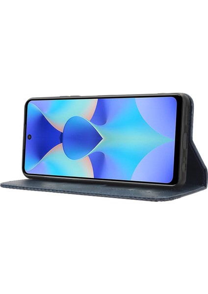 Tecno Spark 10 Pro Cüzdan Manyetik Kapatma Pu Deri Için Kılıf (Yurt Dışından)