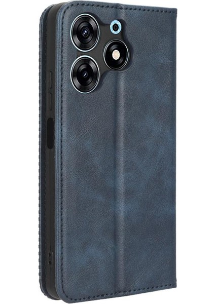 Tecno Spark 10 Pro Cüzdan Manyetik Kapatma Pu Deri Için Kılıf (Yurt Dışından)