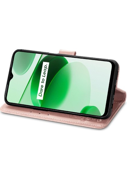 Realme C35 Zarif Iş Kısa Kayış Dört Yapraklı Yonca Durumda (Yurt Dışından) modelleri