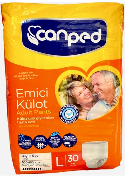 Emici Külot Large 30'l
