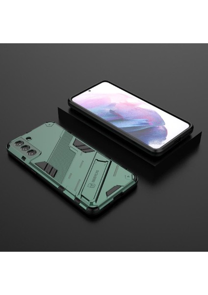 Samsung Galaxy S21 5g Koruyucu Kapak Için Kickstand Sağlam Askeri (Yurt Dışından) modelleri