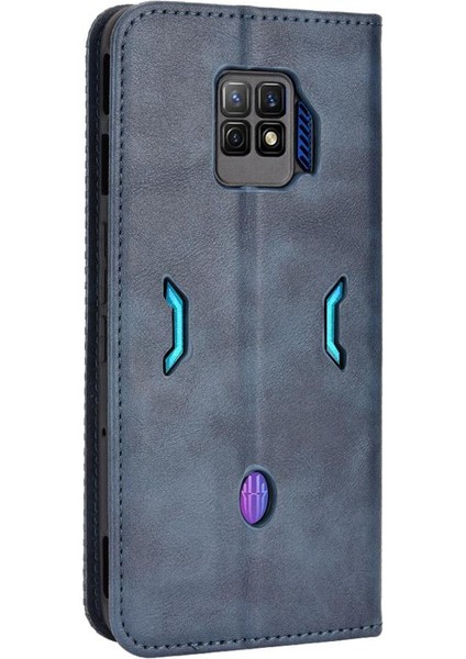 Zte Nubia Kırmızı Sihirli 7 Pro Pu Deri Cüzdan Manyetik Kapatma (Yurt Dışından)