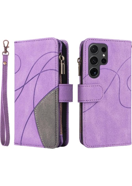 Kart Yuvası Standı Dokuz Kart Yuvaları ile Samsung Galaxy S24 Ultra Için Kılıf (Yurt Dışından)