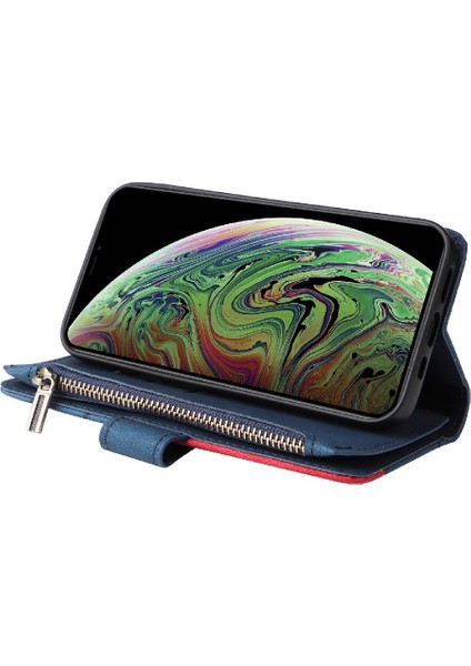 IPhone Xs Max Fermuar Cüzdan Tarzı Kickstand Koruyucu Kart (Yurt Dışından)