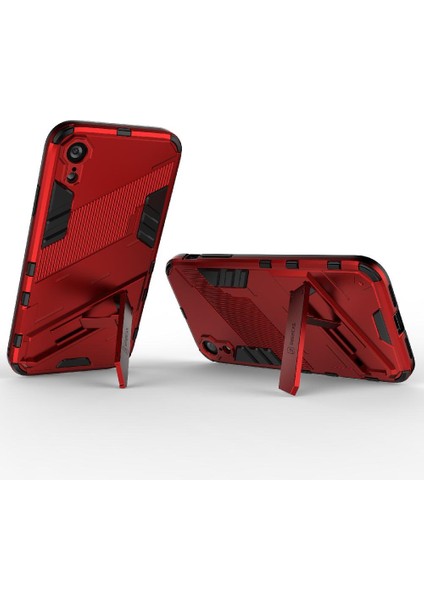 Iphone Xr Kickstand Koruyucu Kapak Sağlam Askeri Kılıf (Yurt Dışından)