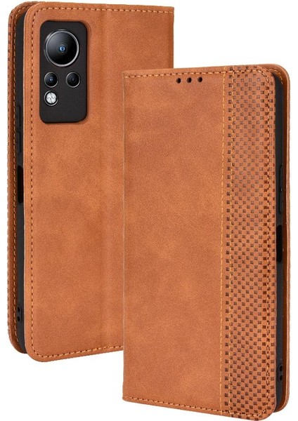Infinix Not 11 Cüzdan Pu Deri Manyetik Kapatma Için Kılıf (Yurt Dışından)