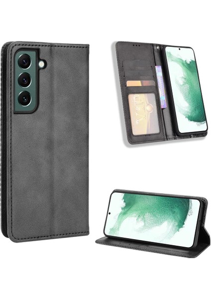 Samsung Galaxy S22 5g Pu Deri Manyetik Kapatma Cüzdan (Yurt Dışından)