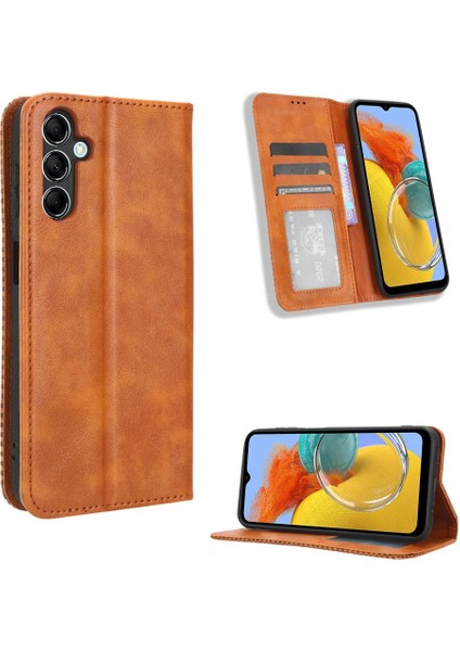 Samsung Galaxy M54 Manyetik Kapatma Cüzdan Pu Deri Kılıf (Yurt Dışından)