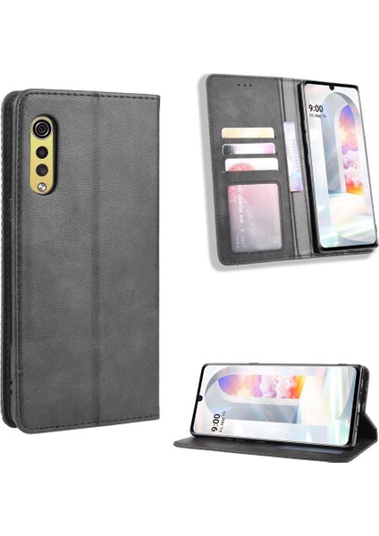 Lg Kadife Cüzdan Pu Deri Manyetik Kapatma Için Kılıf (Yurt Dışından)
