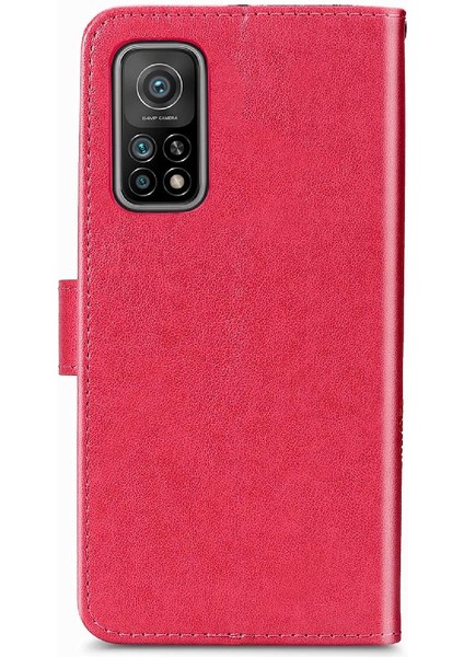 Xiaomi 10T Kısa Kayış Deri Kılıf Kapak Çevirin Zarif Iş (Yurt Dışından)